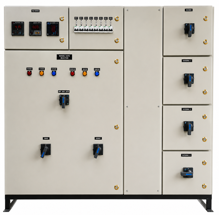 APFC panel manufactured by Vrindavan Techno Projects, Nashik