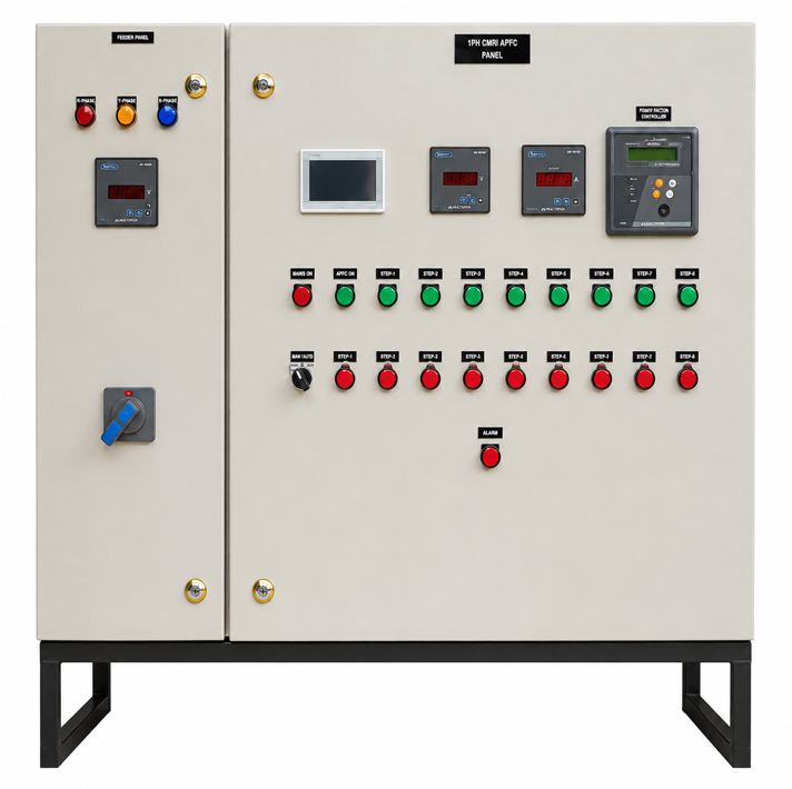 APFC panel manufactured by Vrindavan Techno Projects, Nashik